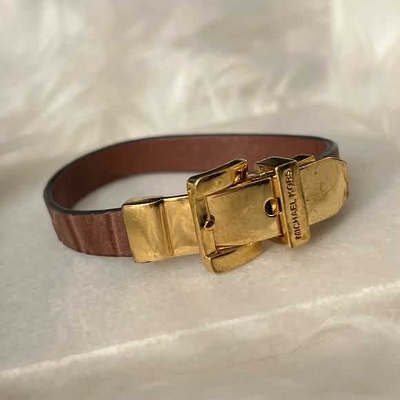 Michael Kors Leather Belt Bracelet - Picture 1 of 9
